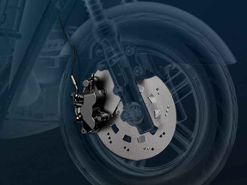 DUAL DISC BRAKES WITH CBS