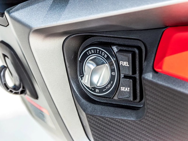Keyless start with electronic seat and fuel access