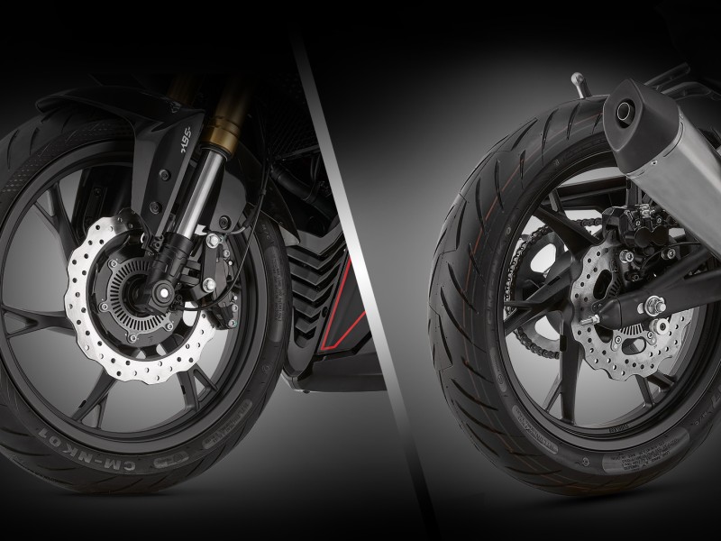 POWERFUL BRAKING WITH DUAL CHANNEL ABS